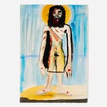 Frederick J. Brown, The Ascension #5, 1982, watercolor on paper