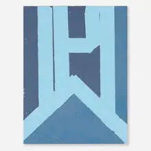 Richard Aldrich, Untitled (P), 2008, oil and wax on panel