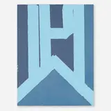 Richard Aldrich, Untitled (P), 2008, oil and wax on panel