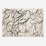 Alexander Liberman, Altyal VIII, 1989, charcoal on paper