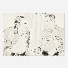 Billy Sullivan, Brice & Klaus, 1993, ink on paper