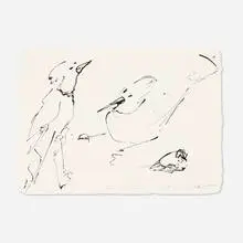 Billy Sullivan, Bird Drawing, 1993, ink on paper