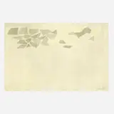 Robert Goodnough, Development in Grey, hand-knotted and sculpted wool tapestry