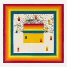 Edward Giobbi, Untitled, felt tapestry