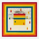 Edward Giobbi, Untitled, felt tapestry