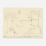 Carroll Dunham, Untitled, 1996, graphite on paper