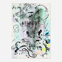 Sigmar Polke, Untitled, 1983, gouache and acrylic on paper