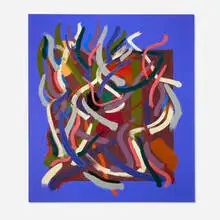 John Ferren, Blue Green Ground, 1961, oil on canvas