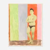 Richard Hawkins, Byukunero #4, 2013, inkjet print and acrylic on paper