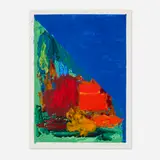 John Hoyland, Untitled, 1978, acrylic on Strathmore Aquarius