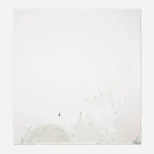 Tam Van Tran, Zero Degree, 2002, pigment, silica binder, staples, gouache, collage, ink and oil on Formica