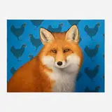 Tom Palmore, Fox, oil on canvas