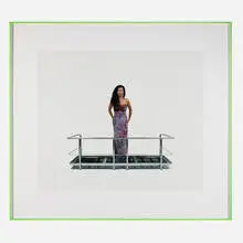 Vernon Price, RS 32051 (from the Repetition Standard series), 2017, C-print in painted steel artist's frame
