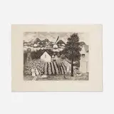 Doris Lee, Helicopter, 1948, lithograph