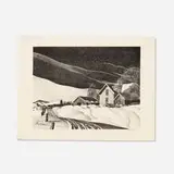 Dale Nichols, Midwest Morning, 1940, lithograph
