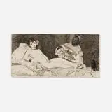 Edouard Manet, L'Olympia, 1867, etching