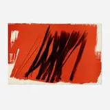 Lithograph X (from the Farandole series) by Hans Hartung, 1971, lithograph in colors on Guarro, sold Nov 2022