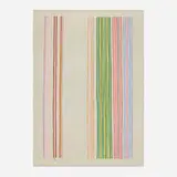 Gene Davis, Royal Curtain, 1980, screenprint in colors on Arches