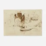 James Abbott McNeill Whistler, San Biagio (Ninth State, from the Second Venice Set)