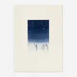 Jasper Johns, Leo (from The Leo Castelli 90th Birthday portfolio), 1997-1998, etching on Hahnemühle Copperplate