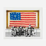 Thierry Guetta, Old Glory, 2021, screenprint in colors