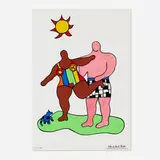 Niki de Saint Phalle, Le soleil, 1999, lithograph in colors