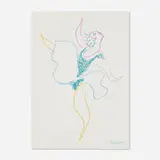 Danseuse (from the Boris Kochno's Le Ballet portfolio) by Pablo Picasso, 1954, lithograph in colors on BFK Rives, sold Nov 2022