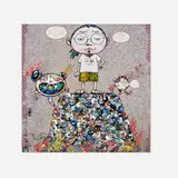 A Space for Philosophy by Takashi Murakami, 2013, offset lithograph in colors, sold Nov 2022