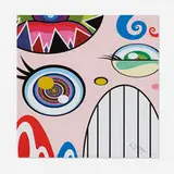 We are the Square Jocular Clan by Takashi Murakami, 2018, offset lithograph in colors, sold Nov 2022