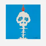 Time Bokan (Blue) by Takashi Murakami, 2008, offset lithograph in colors, sold Nov 2022