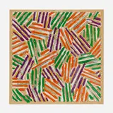 Jasper Johns, Untitled, 1977, screenprint in colors on Patapar printing parchment