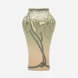 Anna Marie Valentien for Rookwood Pottery, Vellum vase with Virginia creeper