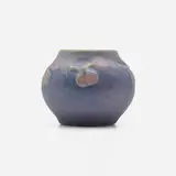 Sadie Irvine for Newcomb College Pottery, Miniature vase with crabapples