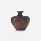 Jacques Sicard for Weller Pottery, Vase with seaweed