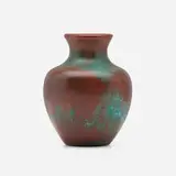 Clewell Pottery, Vase, c. 1930, copper-clad earthenware
