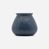 Marblehead Pottery, Vase with stylized flowers, 1908-20, glazed earthenware