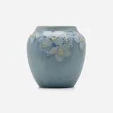 Sadie Irvine for Newcomb College Pottery, Vase with wild roses