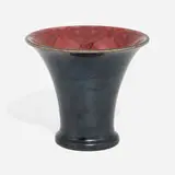 French Red Glaze flared vase by Sara Sax for Rookwood Pottery, sold Nov 2022