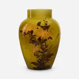 Matthew Daly for Rookwood Pottery, Standard Glaze vase with chrysanthemums