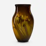 Sallie Toohey for Rookwood Pottery, Standard Glaze vase with irises