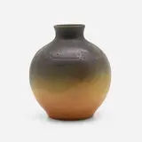 Elizabeth N. Lincoln for Rookwood Pottery, Incised Mat vase with flowers