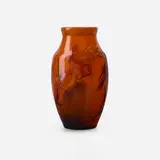 Standard Glaze vase with turtles and seaweed by Harriet Strafer for Rookwood Pottery, sold Nov 2022