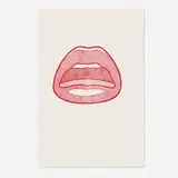 Tom Wesselmann, Plate (folio 3) (from the Stamped Indelibly portfolio), 1967, rubber stamp print on Rives BFK
