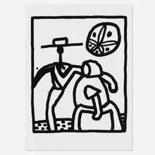 Keith Haring, Untitled (Kutztown), 1989, screenprint