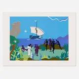 Romare Bearden, Siren's Song (from Odysseus), 1979, screenprint in colorss on Arches 88