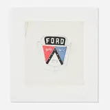 Ed Ruscha, Ford (from the Motor City series), 2009, hard-ground etching and aquatint in colors