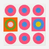Peter Gee, Untitled, c. 1967, screenprint in colors