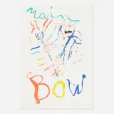 Willem de Kooning, Rainbow: Thelonious Monk, Devil at the Keyboard, c. 1972-76, lithograph
