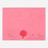 Torey Thornton, Untitled (Pinky Again), 2013, ink on paper