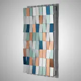 Gary Webb, Little Split, 2006, American white ash wood, metal brackets, mirrors